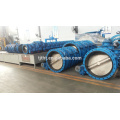 Concentric flanged butterfly valve